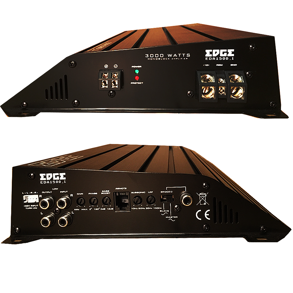Edge EDA1500.1E8 Class D Mono Amplifier 1200 watt RMS